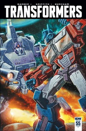 Transformers (2014) issue 55-C Carlos Valenzuela 1:10 Cover