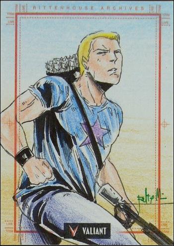 2013 Valiant Comics Preview Trading Card Set (Sketch Card Subset) card FM-05
