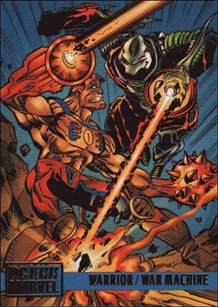 DC Versus Marvel / Marvel Versus DC (Base Set) card 68 Warrior/War Machine