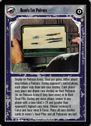 Star Wars: Tatooine Limited (Base Set) card 73 Boonta Eve Podrace