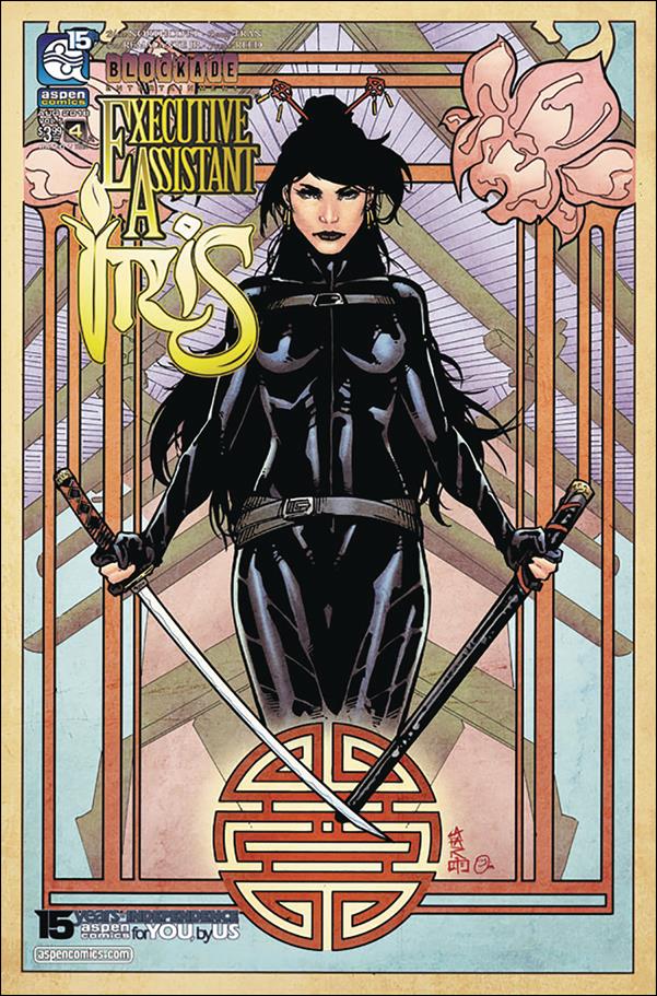 Executive Assistant: Iris (2018) issue 4-B Giuseppe Cafaro Cover