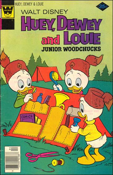 Walt Disney Huey, Dewey and Louie: Junior Woodchucks  issue 49-B Whitman Cover
