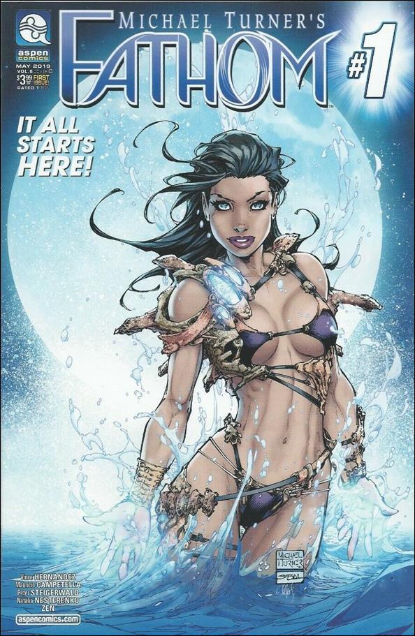 Fathom (2019) issue 1-B Michael Turner Cover