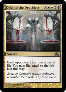Magic the Gathering: Dragon's Maze (Base Set) card 64 Debt to the Deathless