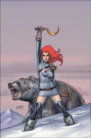 Sonjaversal issue 5-U Joseph Michael Linsner Virgin Cover