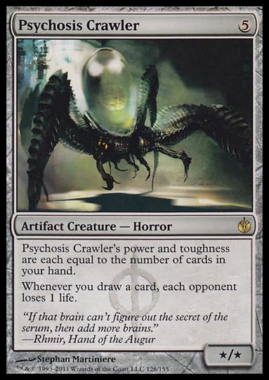 Magic the Gathering: Mirrodin Besieged (Base Set) card 126 Psychosis Crawler