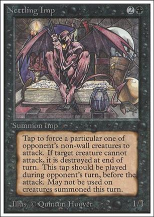 Magic the Gathering: Unlimited (Base Set) card 118 Nettling Imp