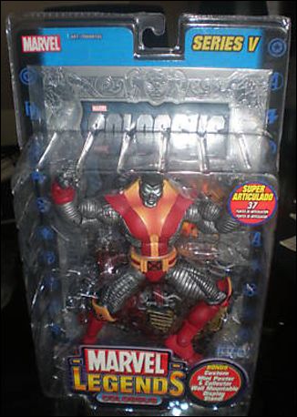 Marvel Legends (Series 5) figure 2-B Colossus (Silver Foil Poster)