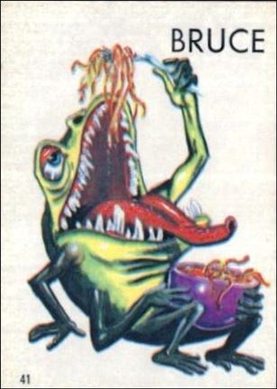 Ugly Stickers (1965) (Base Set) card 41 Bruce