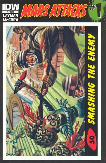 Mars Attacks (2012) issue 1-ZX Card #50 (Smashing the Enemy)