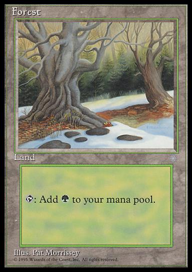 Magic the Gathering: Ice Age (Base Set) card 372-C Forest
