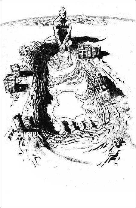 Ultramega issue 8-D James Harren1:25 Black & White Virgin Cover