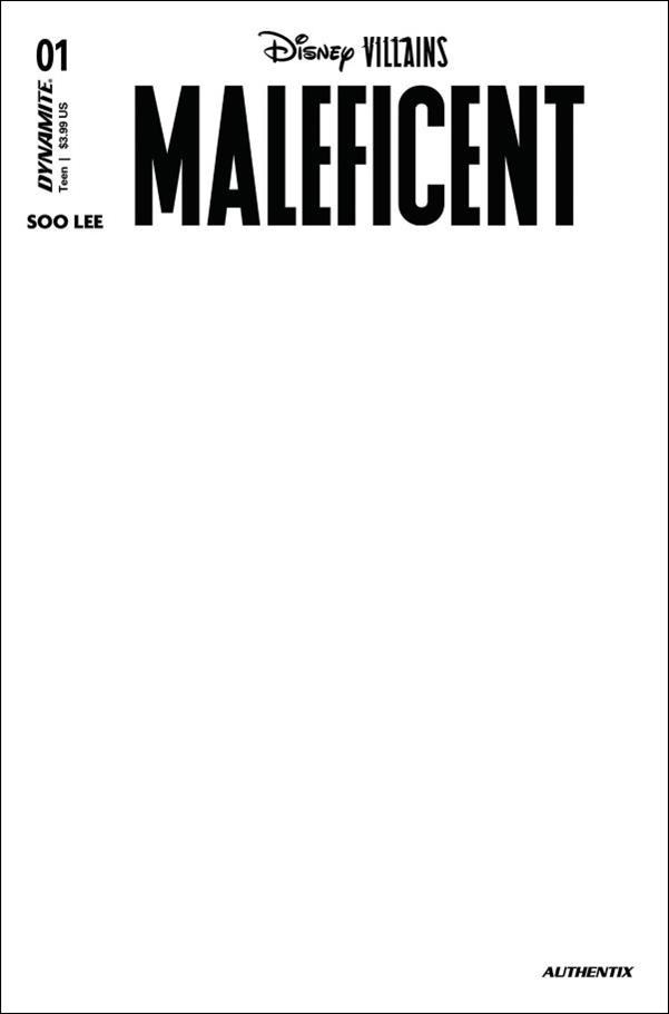 Disney Villains: Maleficent issue 1-F Blank Authentix Cover