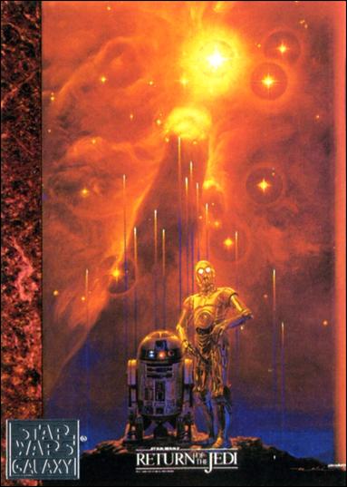 Star Wars Galaxy: Series 1 (Factory Base Set) card 74 Heat Seems to Rise