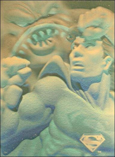 Superman Holo Series (Gold Holoaction Parallel Subset) card H4 Parasite 