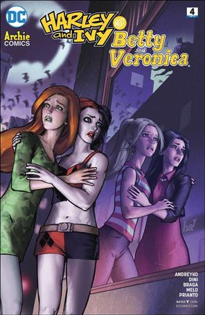 Harley & Ivy Meet Betty & Veronica issue 4-B Gene Ha Cover