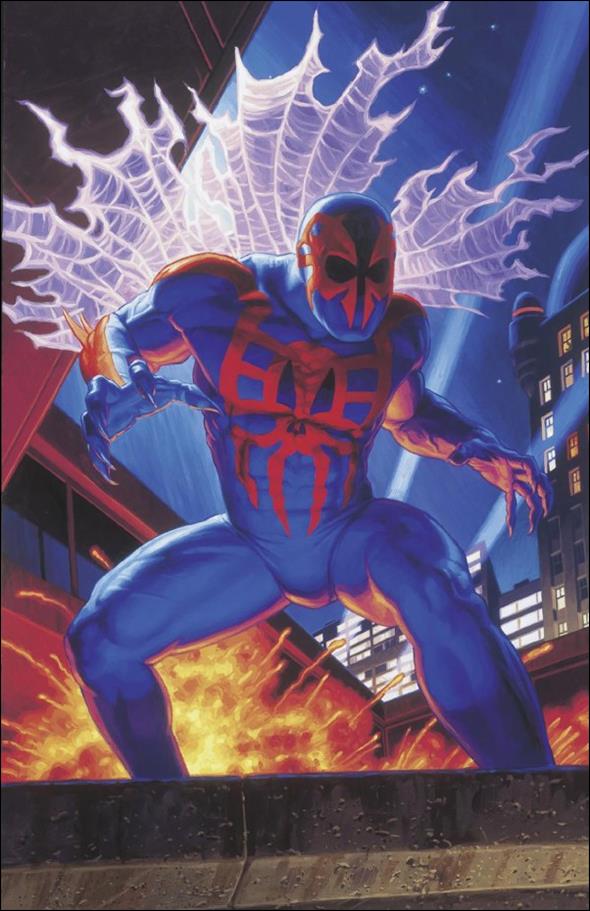 Symbiote Spider-Man 2099 issue 4-C Greg Hildebrandt Virgin Card Cover