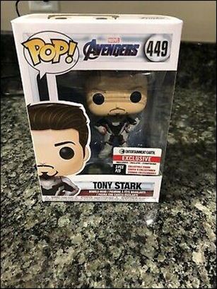 POP! Marvel figure 449-C Tony Stark w/ 3-pack Cards