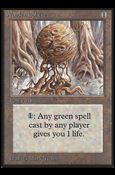 Magic the Gathering: Limited Edition Beta (Base Set) card 277 Wooden Sphere