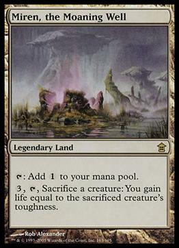 Magic the Gathering: Saviors of Kamigawa (Base Set) card 163 Miren, the Moaning Well