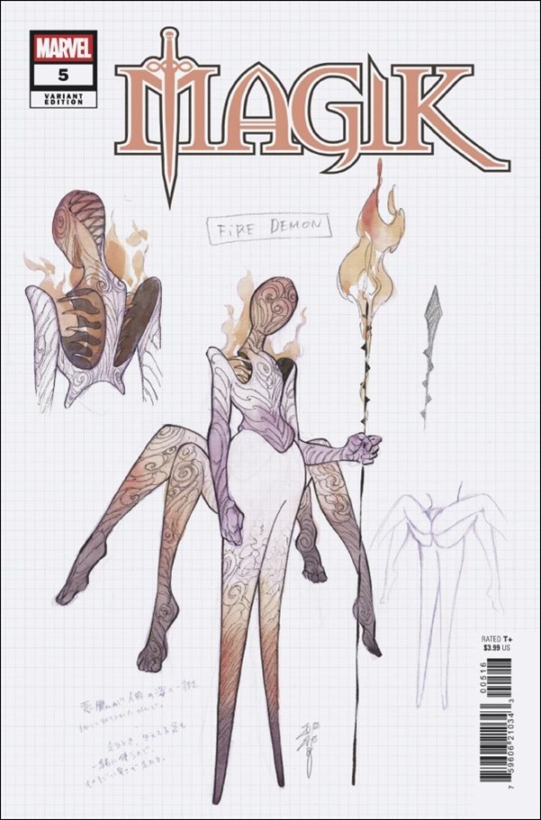 Magik (2025) issue 5-D Peach Momoko 1:10 Design Cover