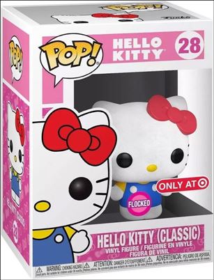 POP! Sanrio figure 28-B Hello Kitty (Classic) (Flocked) Target Exclusive