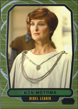 Star Wars Galactic Files (Base Set) card 174 Mon Mothma Rebel Leader