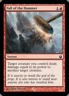 Magic the Gathering: Born of the Gods (Base Set) card 93 Fall of the Hammer