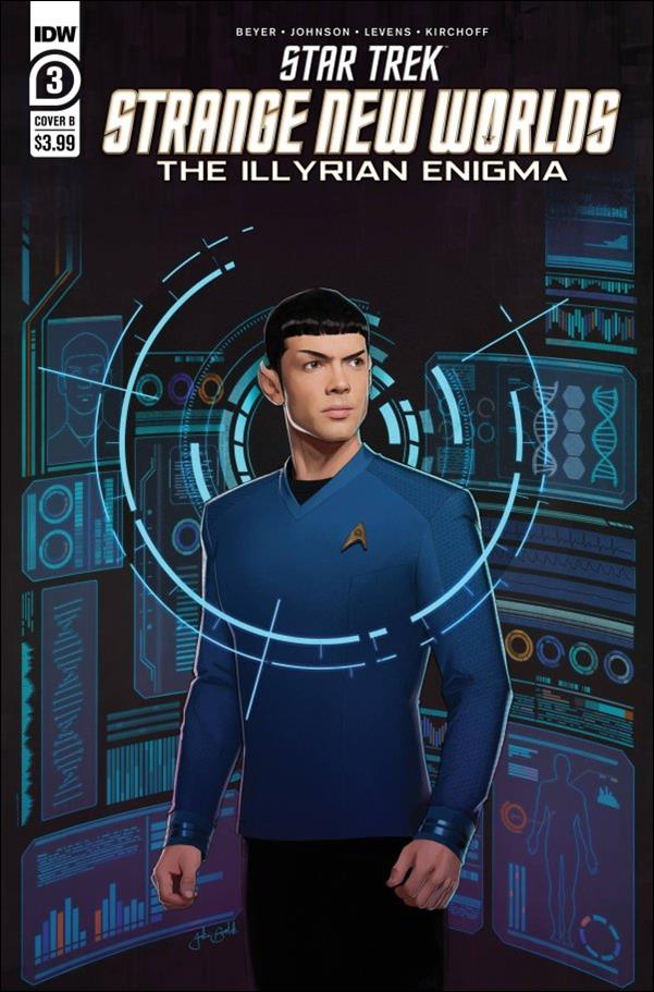 Star Trek: Strange New Worlds - Illyrian Enigma issue 3-B Jake Bartok Cover