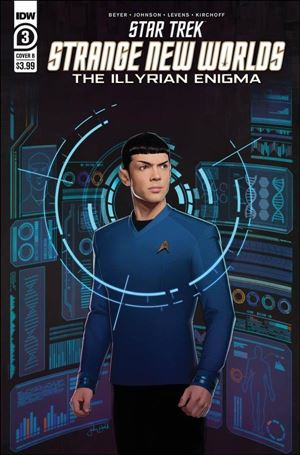 Star Trek: Strange New Worlds - Illyrian Enigma issue 3-B Jake Bartok Cover