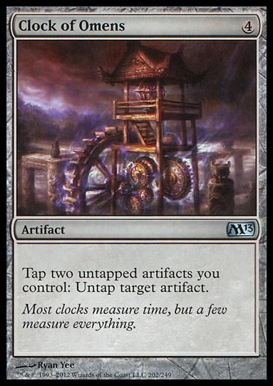 Magic the Gathering: 2013 Core Set (Base Set) card 202 Clock of Omens