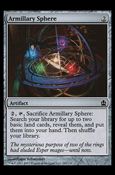 Magic the Gathering: Commander (Base Set) card 242 Armillary Sphere