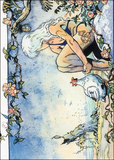 Art Suydam (Base Set) card 82 Libby and the Chicken