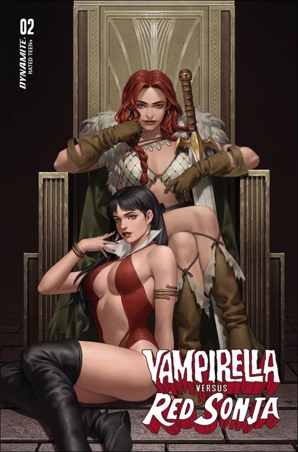 Vampirella vs Red Sonja issue 3-D Jung-Geun Yoon Cover