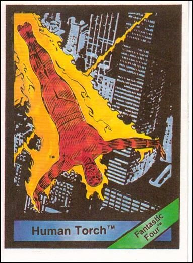 Marvel Universe (Base Set) card 55 Human Torch