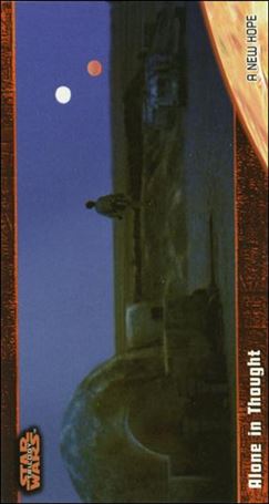 Star Wars Trilogy Widevision (Base Set) card 7 Alone in Thought