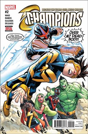 Champions (2016) issue 2 Humberto Ramos Cover