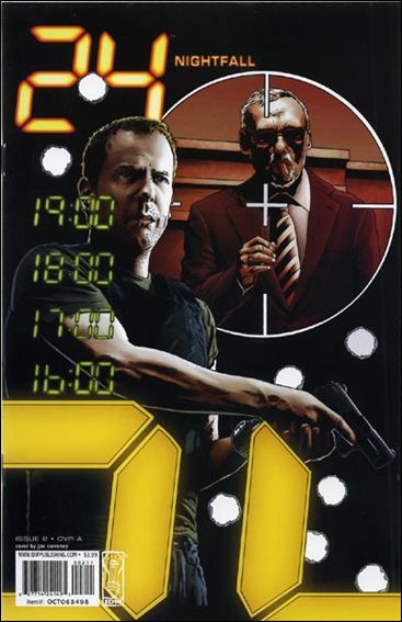 24: Nightfall issue 2 Joe Corroney Cover