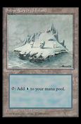 Magic the Gathering: Ice Age (Base Set) card 367 Snow-Covered Island