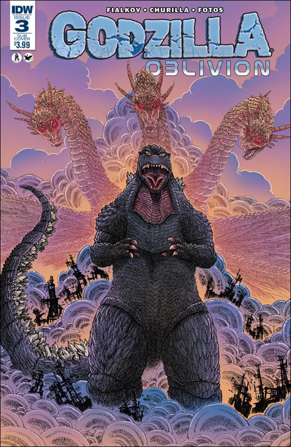 Godzilla: Oblivion issue 3-B James Stokoe Subscription Cover