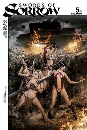 Swords of Sorrow issue 5-G Cosplay Photo Cover