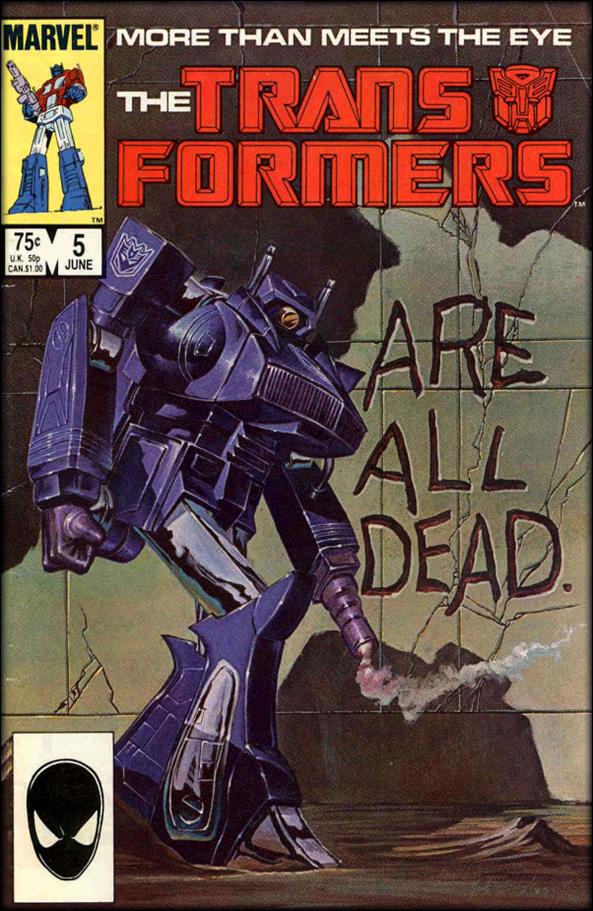 Transformers (1984) issue 5-E Direct Edition Cover (3rd Printing)