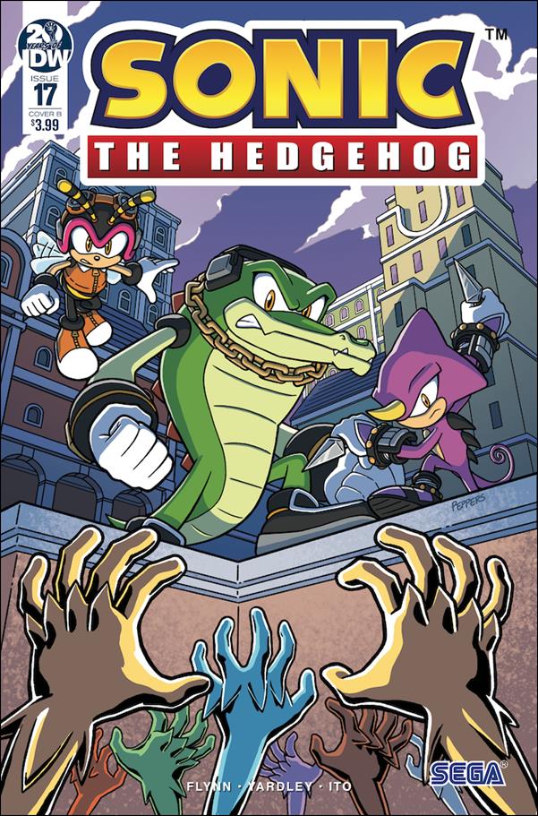 Sonic the Hedgehog (2018) issue 17-B Jamal Peppers Cover