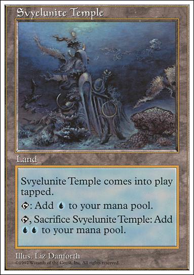 Magic the Gathering: 5th Edition (Base Set) card 425 Svyelunite Temple