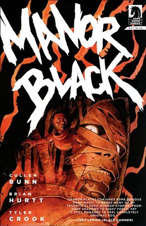 Manor Black issue 2 Tyler Crook Cover