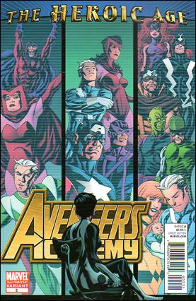 Avengers Academy issue 2-C Second Printing Cover