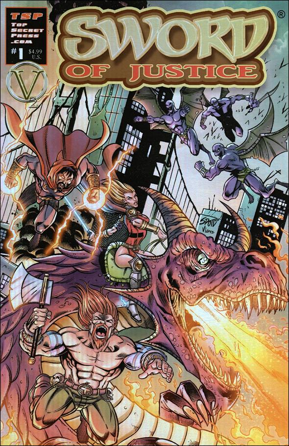 Sword of Justice (2022) issue 1-E Silvio Spotti Holo-Foil Cover
