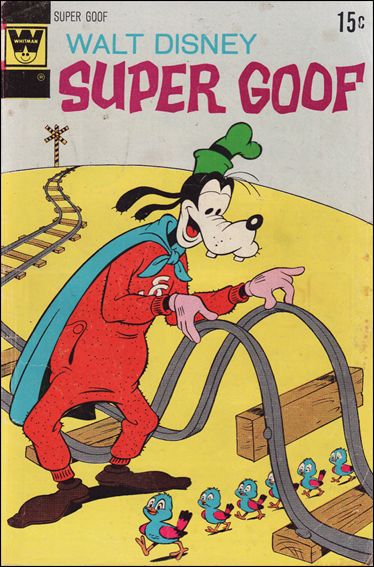 Walt Disney Super Goof issue 23-B Whitman Cover