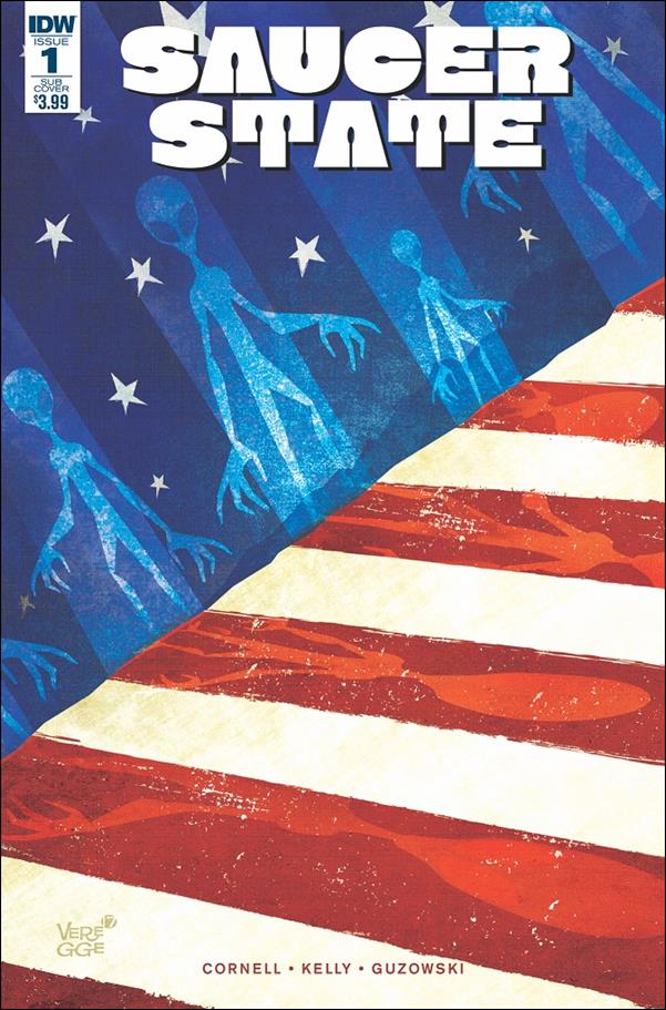 Saucer State issue 1-B Jeffrey Veregge Subscription Cover