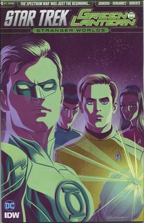Star Trek/Green Lantern (2016) issue 6-B George Caltsoudas Subscription Cover